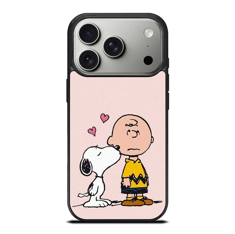 SNOOPY CHARLIE BROWN LOVE iPhone 17 Pro Case Cover