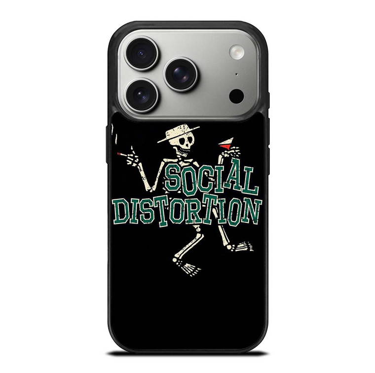 SOCIAL DISTORTION SKULL ART iPhone 17 Pro Case Cover