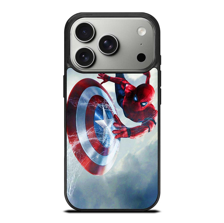 SPIDERMAN X CAPTAIN AMERICA iPhone 17 Pro Case Cover