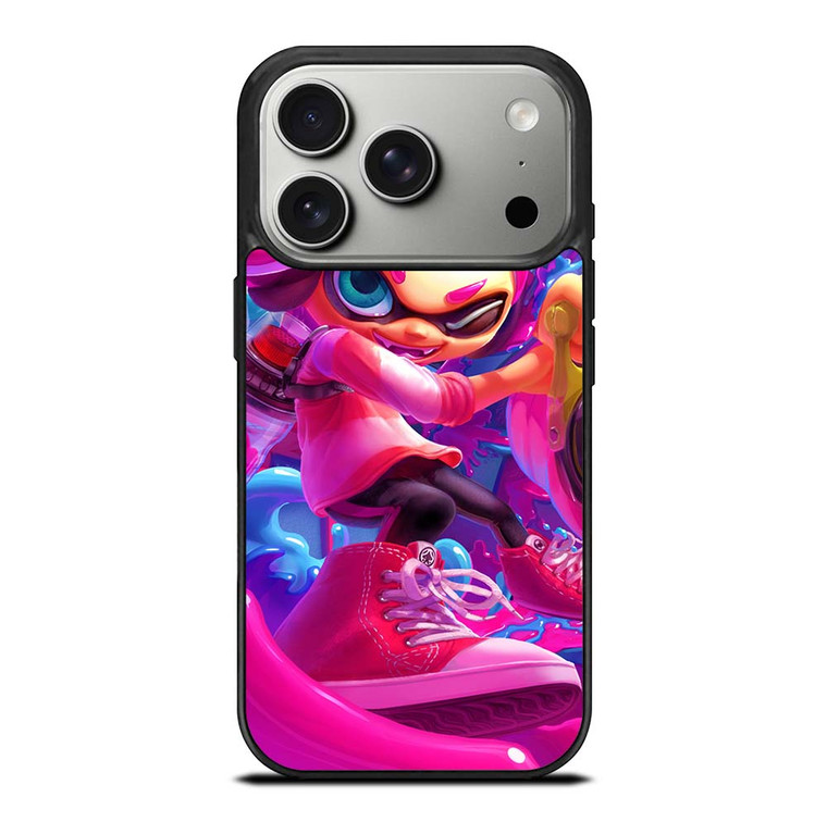 SPLATOON PINK iPhone 17 Pro Case Cover