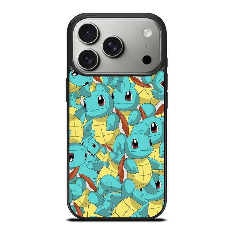 SQUIRTLE POKEMON MONSTER PATTERN iPhone 17 Pro Case Cover