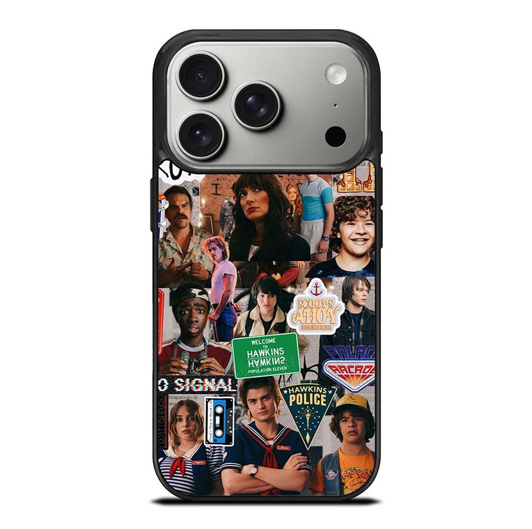 STRANGER THINGS AESTHETIC COLLAGE iPhone 17 Pro Case Cover