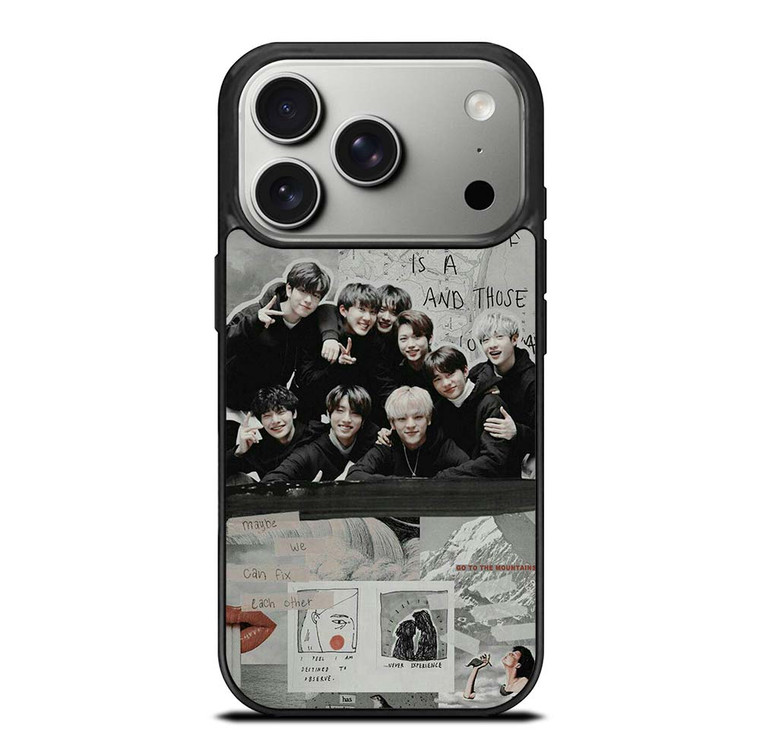 STRAY KIDS BOY BAND COLLAGE iPhone 17 Pro Case Cover