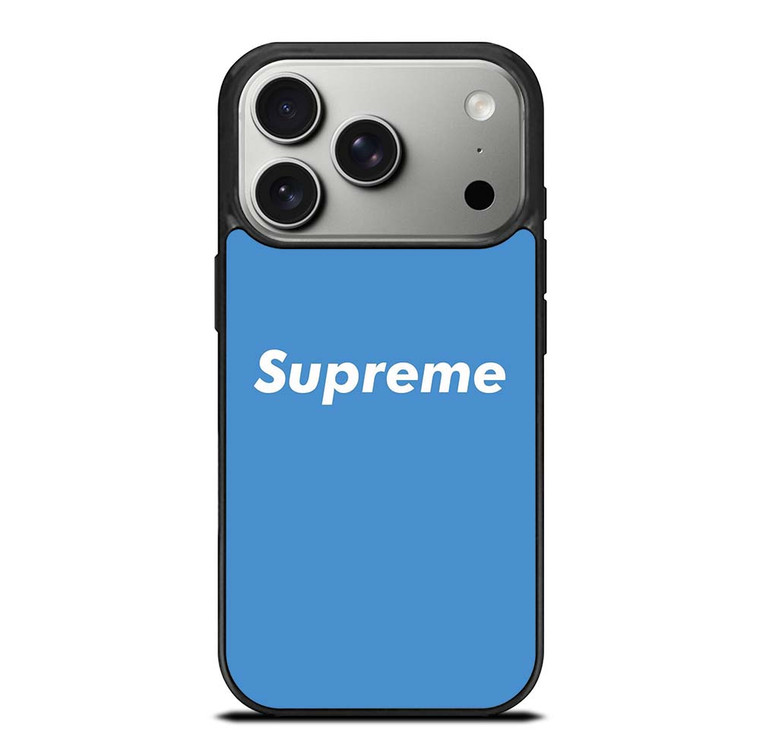 SUPREME BLUE iPhone 17 Pro Case Cover