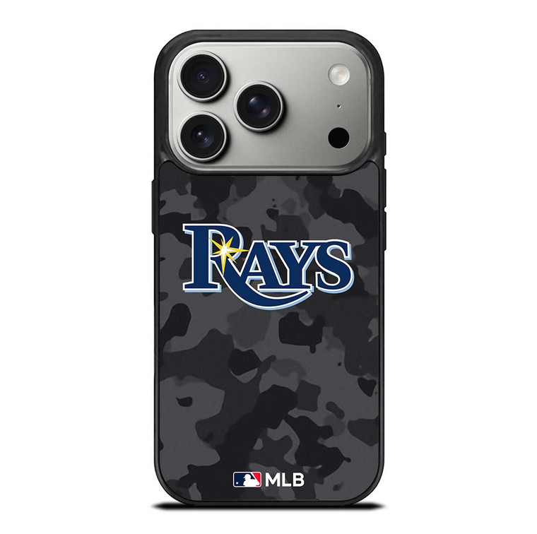 TAMPA BAY RAYS BASEBALL BLACK CAMO iPhone 17 Pro Case Cover