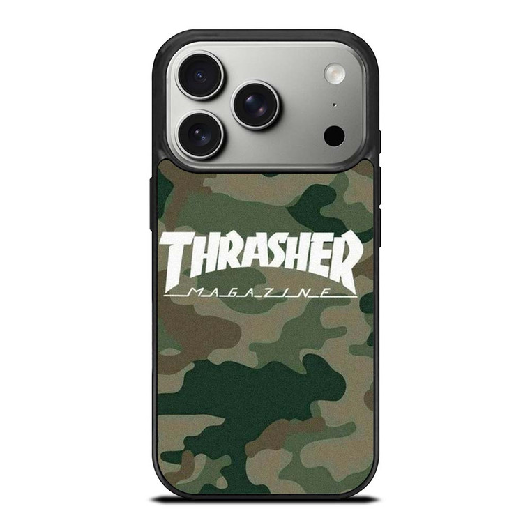 THRASHER SKATEBOARD CAMO iPhone 17 Pro Case Cover