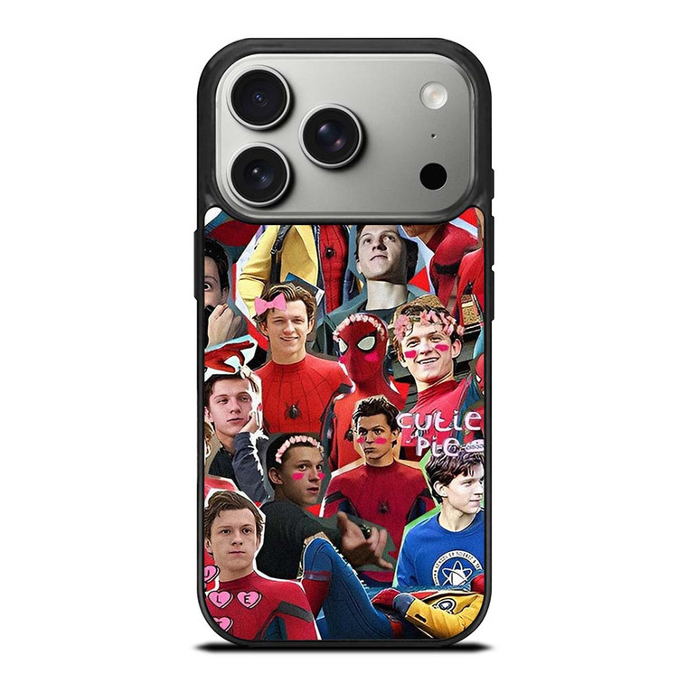 TOM HOLLAND SPIDERMAN COLLAGE iPhone 17 Pro Case Cover