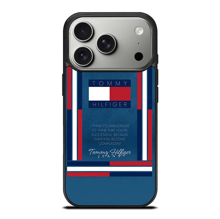 TOMMY HILFIGER LOGO QUOTE iPhone 17 Pro Case Cover