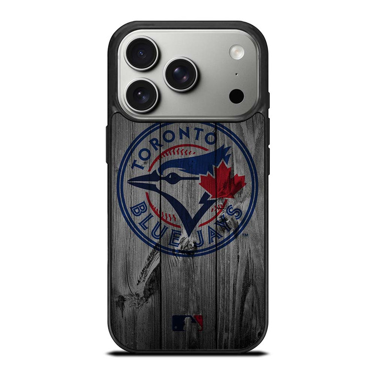 TORONTO BLUE JAYS BASEBALL MLB WOOD LOGO iPhone 17 Pro Case Cover