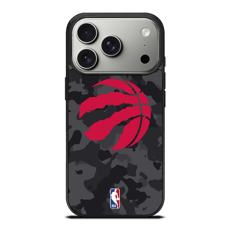 TORONTO RAPTORS BLACK CAMO iPhone 17 Pro Case Cover