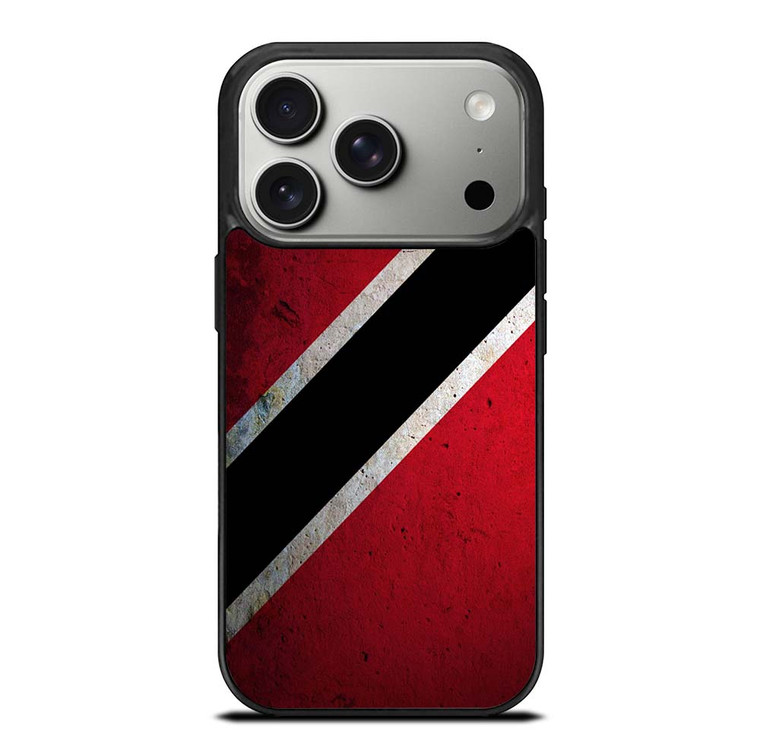 TRINIDAD AND TOBAGO TEXTURED FLAG iPhone 17 Pro Case Cover