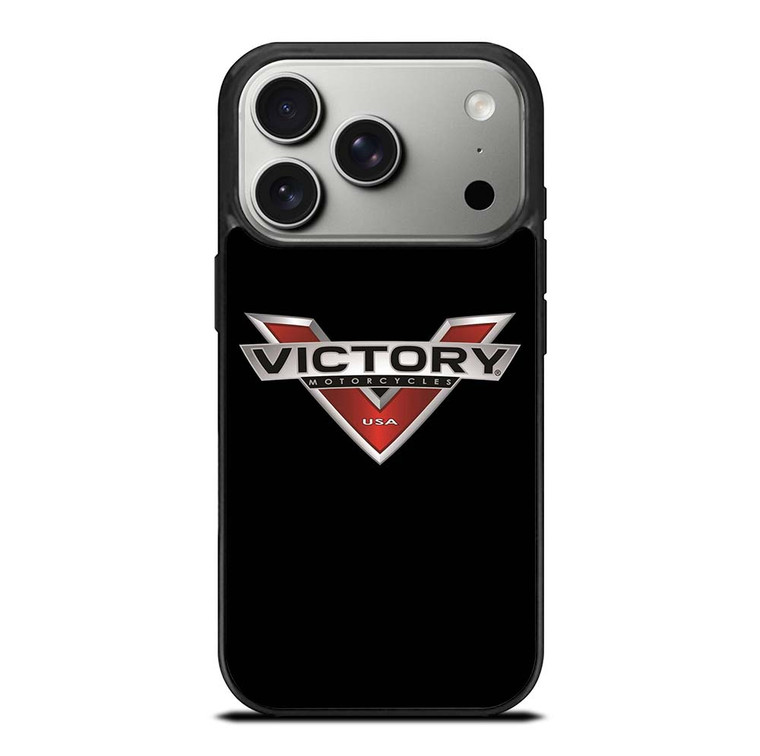 VICTORY MOTORCYCLES USA BLACK iPhone 17 Pro Case Cover