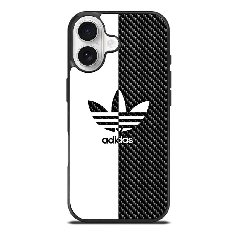 ADIDAS SLICED CARBON FIBER iPhone 17 Case Cover