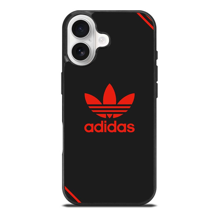 ADIDAS STRIPE RED LOGO iPhone 17 Case Cover