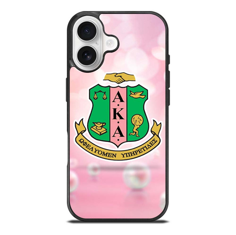 AKA PINK AND GREEN LOGO 2 iPhone 17 Case Cover