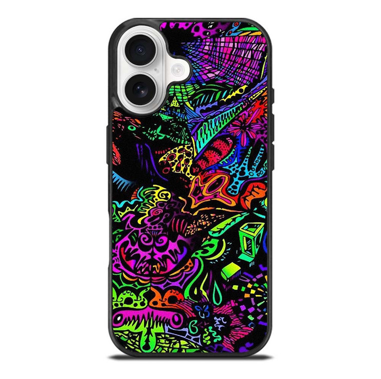 ALICE IN WONDERLAND TRIPPY PSYCHEDELIC iPhone 17 Case Cover