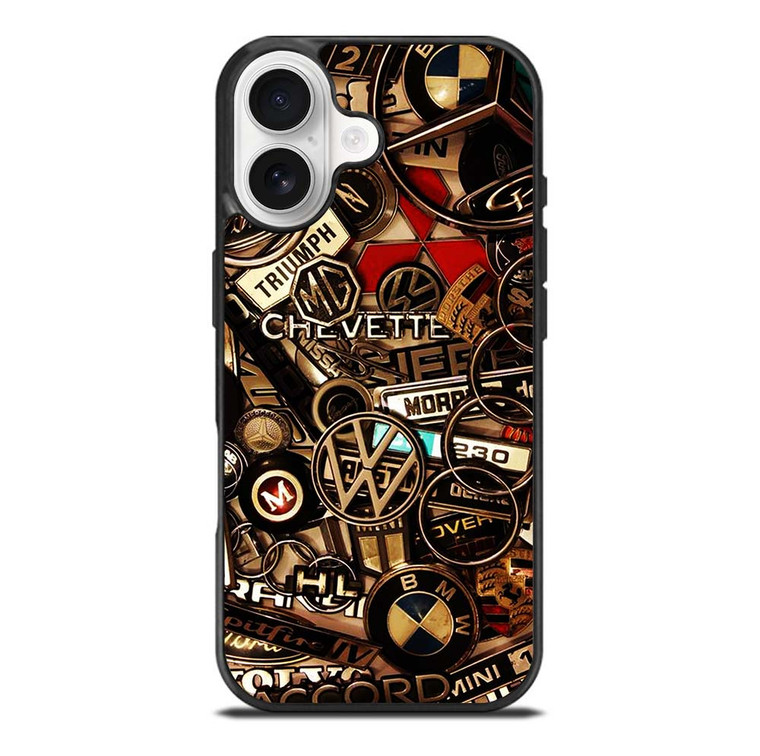 ALL CARS METAL LOGO iPhone 17 Case Cover