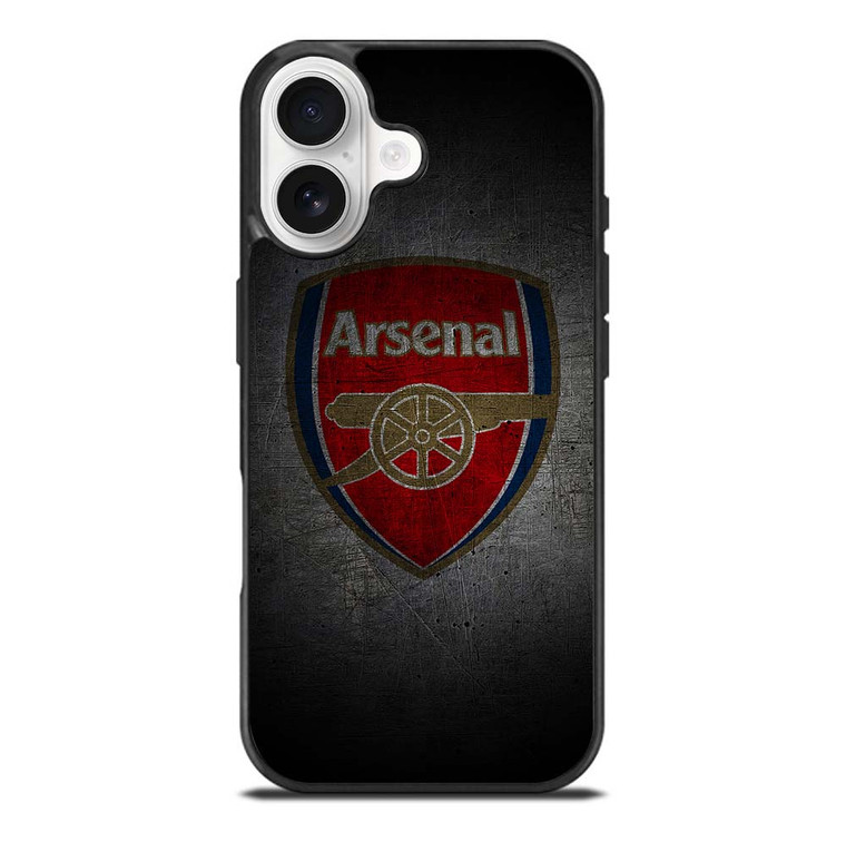 ARSENAL FC GUNNERS GRUNGE LOGO iPhone 17 Case Cover