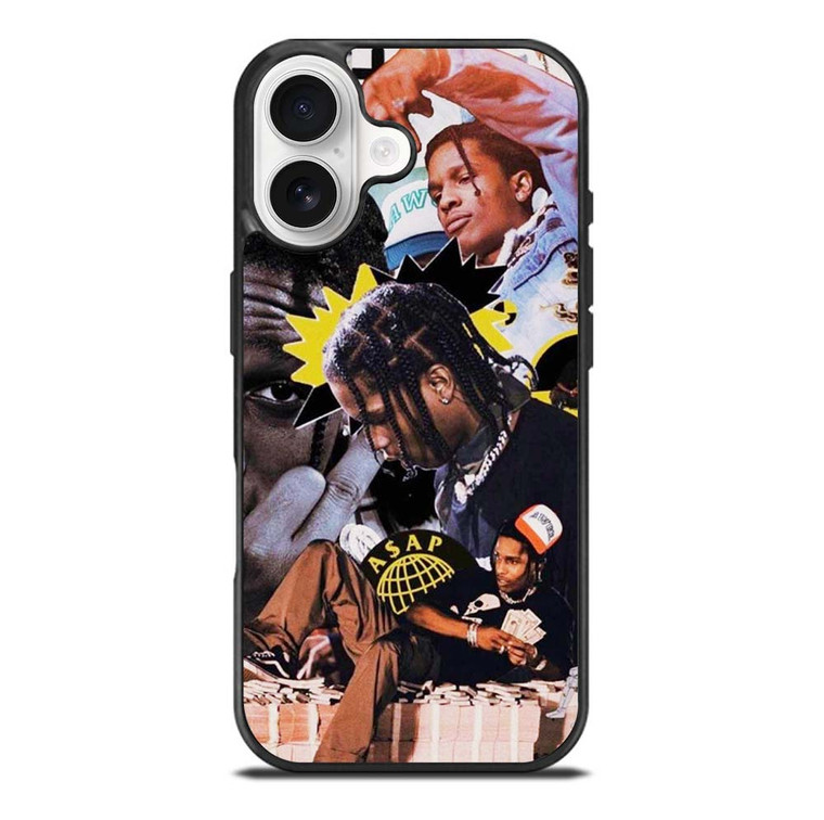 ASAP ROCKY RAPPER COLLAGE iPhone 17 Case Cover