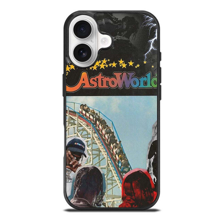 ASTROWORLD TRAVIS SCOTT COLLAGE iPhone 17 Case Cover