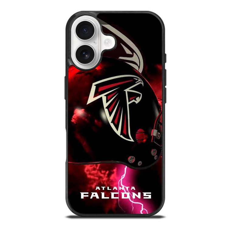 ATALANTA FALCONS LIGHTNING HELMET iPhone 17 Case Cover