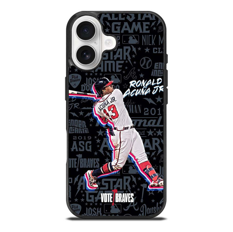ATLANTA BRAVES ACUNA SHOOT WALL iPhone 17 Case Cover