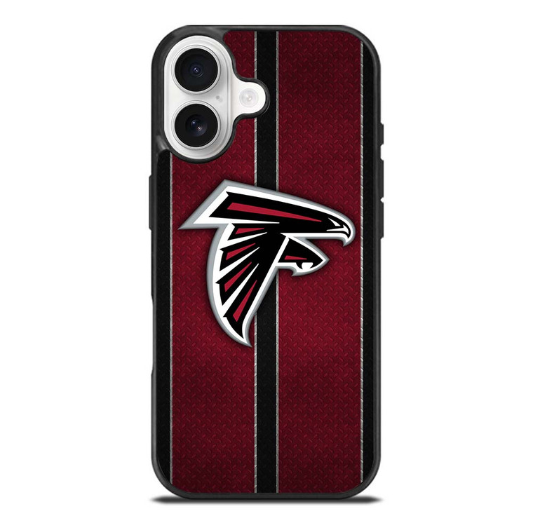 ATLANTA FALCONS NFL METAL STRIPE iPhone 17 Case Cover