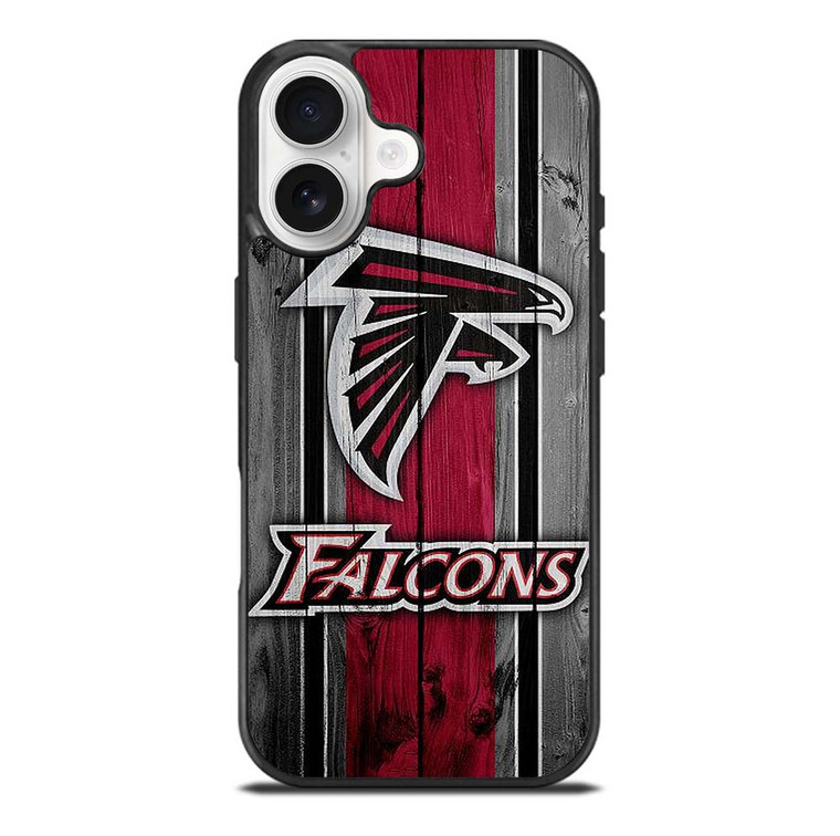 ATLANTA FALCONS WOODEN LOGO iPhone 17 Case Cover
