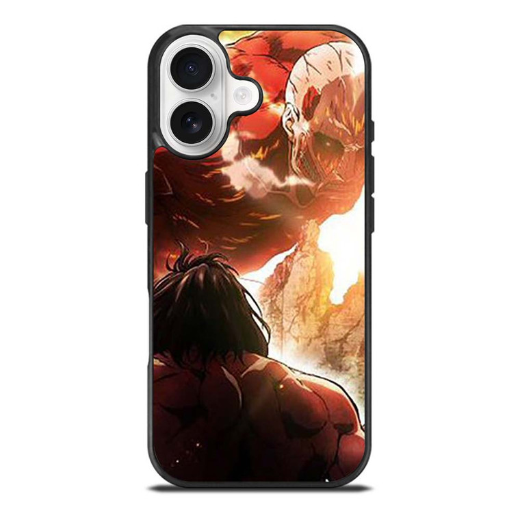 ATTACK ON TITAN EREN VS REINER 2 iPhone 17 Case Cover