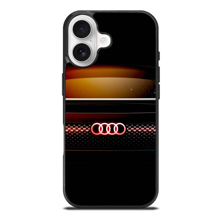 AUDI METAL GLOW LOGO iPhone 17 Case Cover