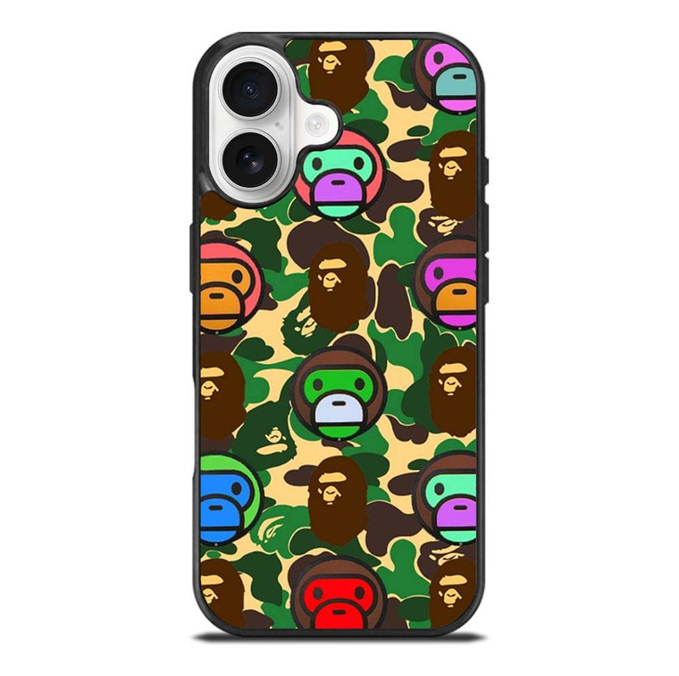 BAPE BABY MILO CAMO iPhone 17 Case Cover