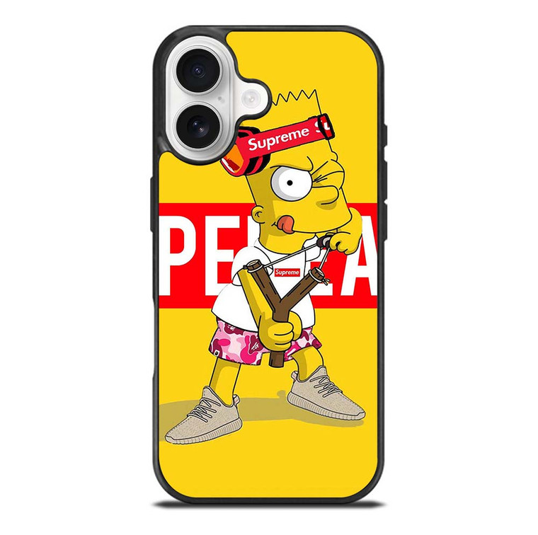 BART SIMPSON SUPREME HYPEBEAST iPhone 17 Case Cover