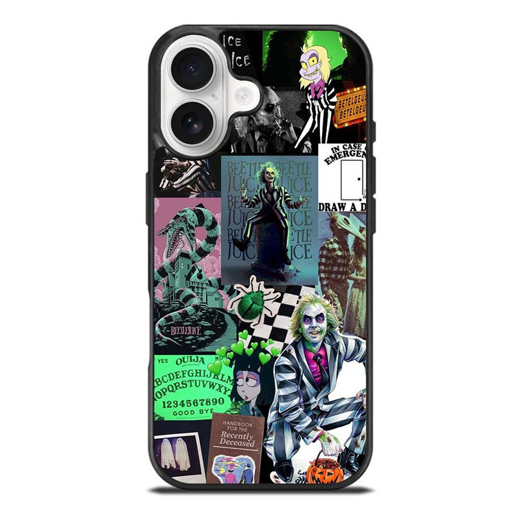 BEETLEJUICE TIM BURTON COLLAGE iPhone 17 Case Cover