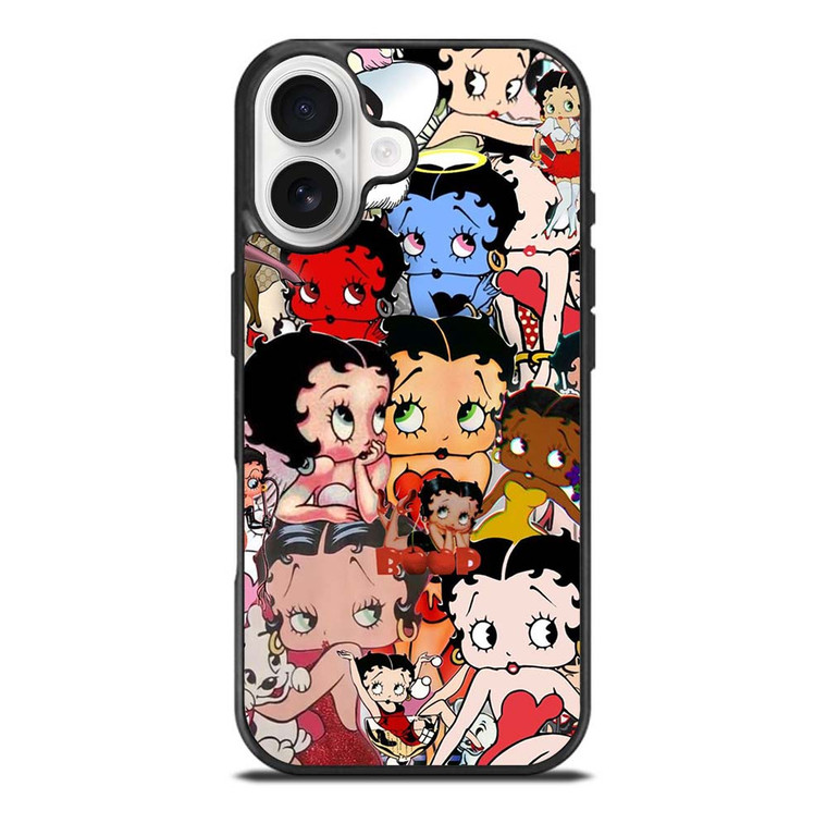 BETTY BOOP COLLAGE FACE iPhone 17 Case Cover