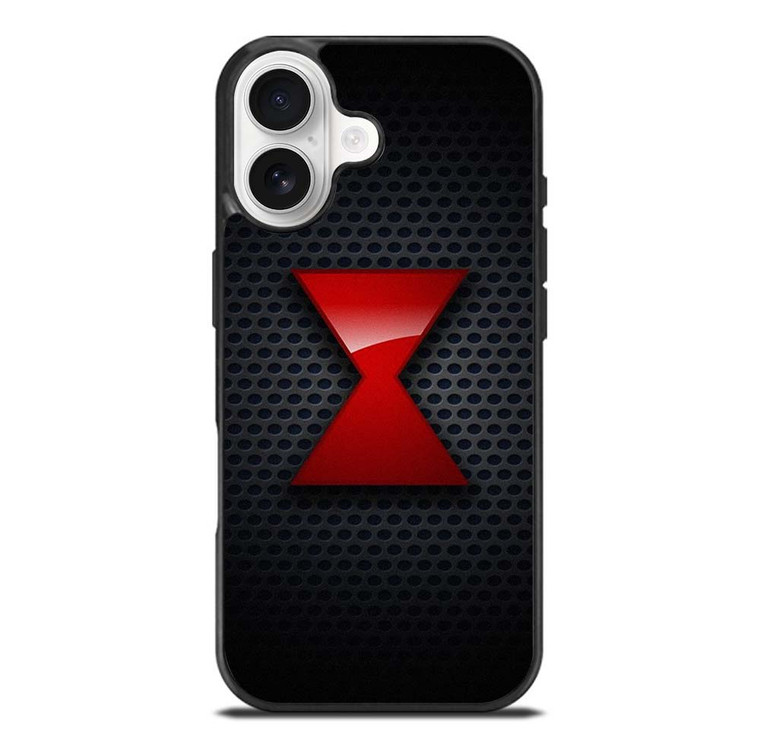 BLACK WIDOW MARVEL SYMBOL iPhone 17 Case Cover