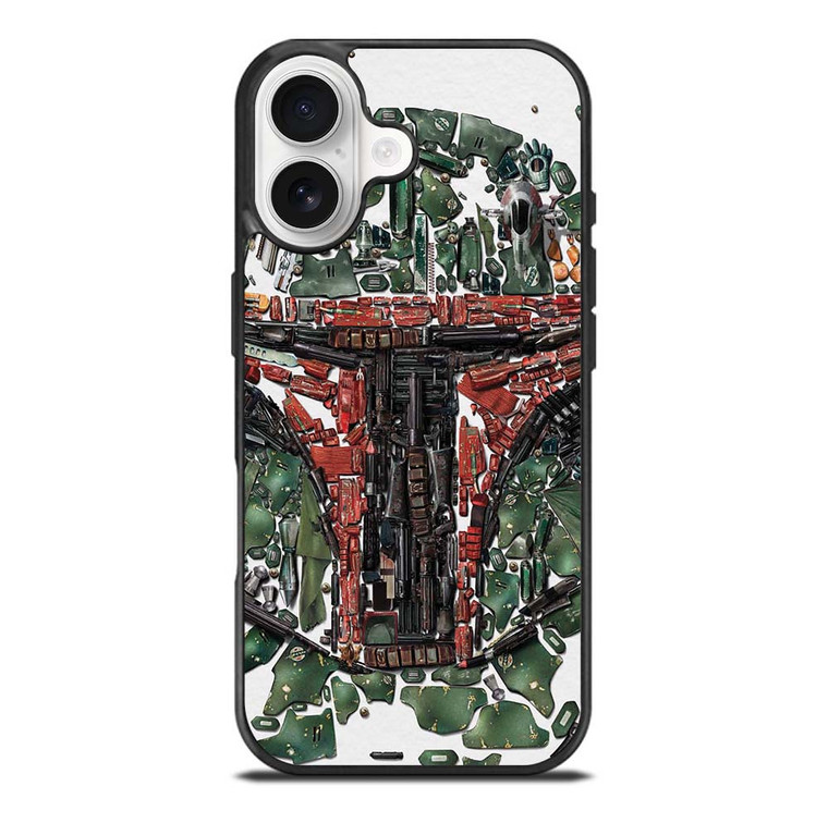 BOBA FETT STAR WARS MOZAIC iPhone 17 Case Cover