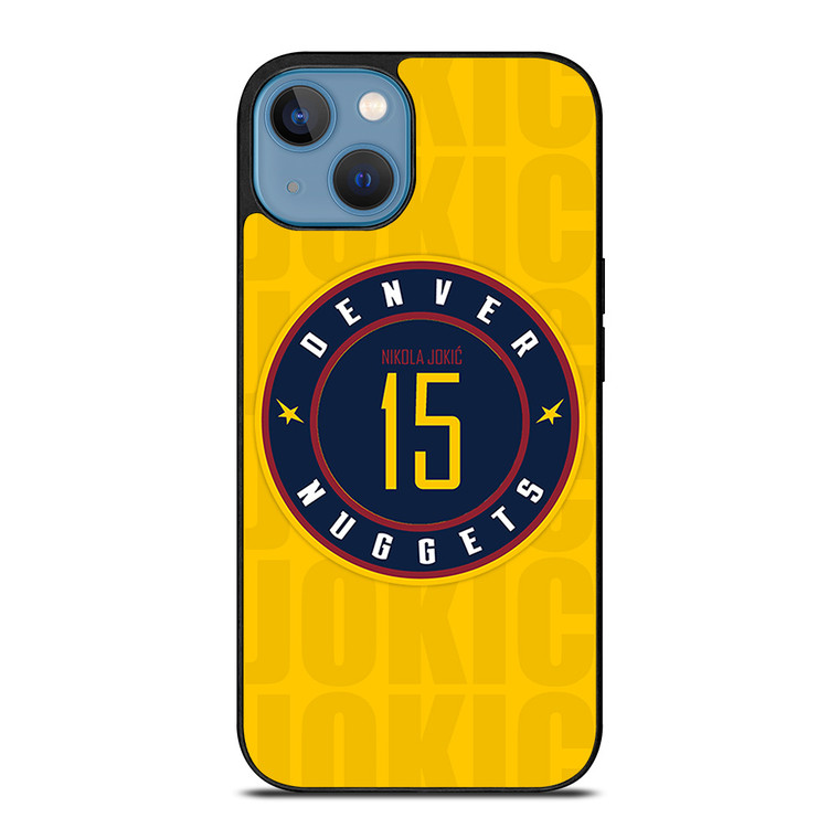 NIKOLA JOKIC DENVER NUGGETS LOGO iPhone 13 Case Cover NIKOLA JOKIC DENVER NUGGETS LOGO iPhone 13 Case Cover