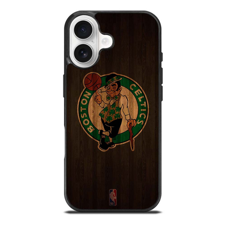 BOSTON CELTICS BASKETBALL COURT NBA iPhone 17 Case Cover