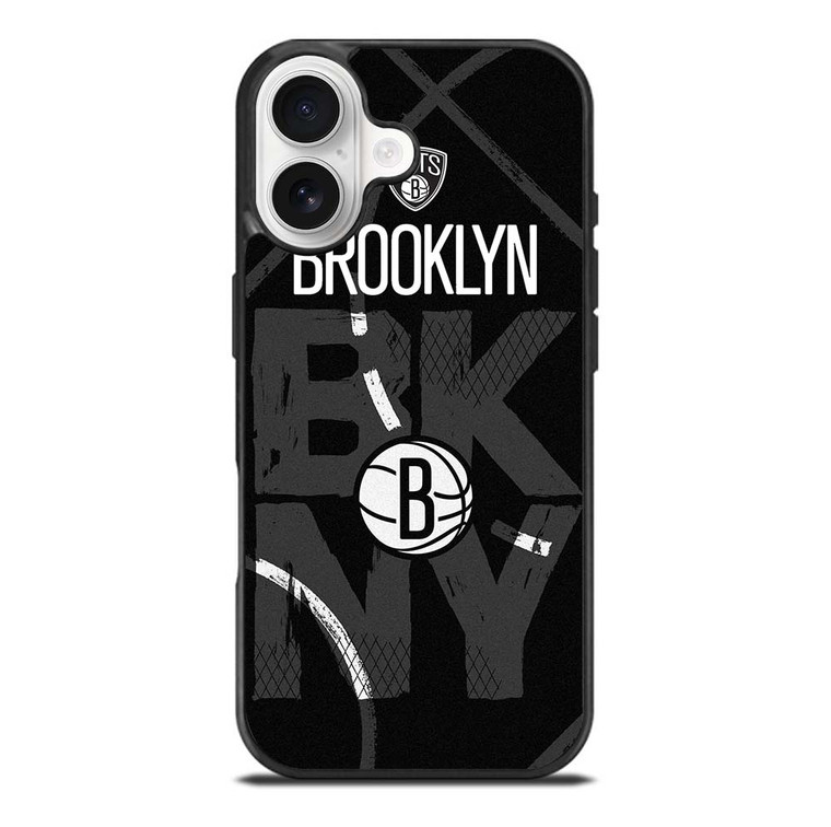 BROOKLYN NETS BASEBALL LOGO NBA iPhone 17 Case Cover