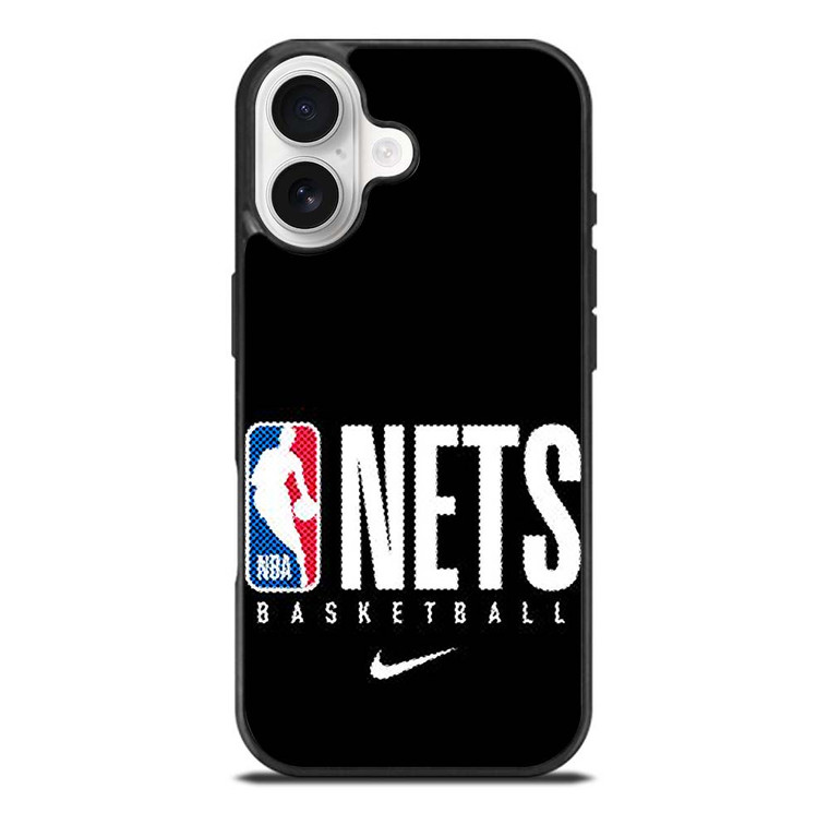 BROOKLYN NETS NBA BASKETBALL LOGO iPhone 17 Case Cover