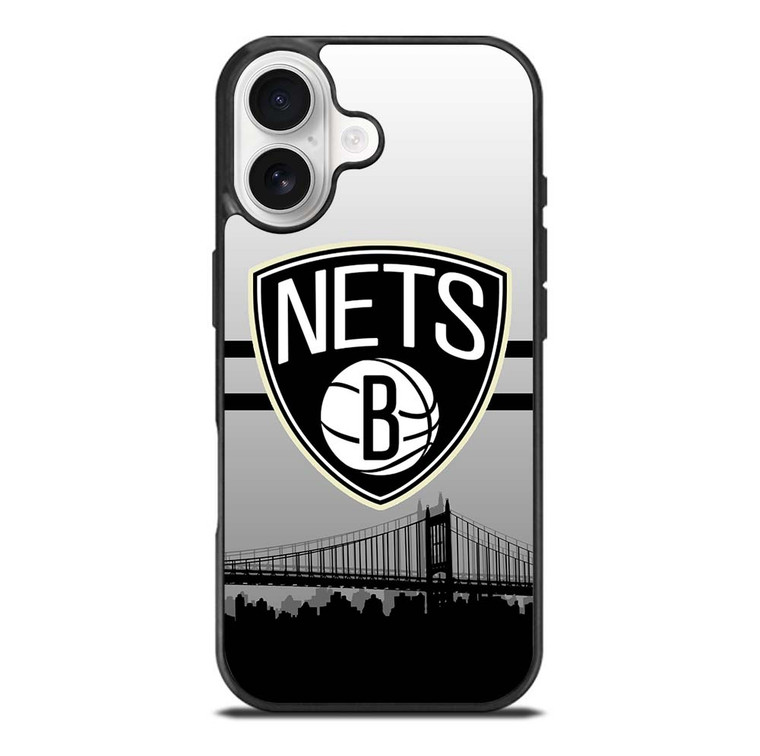 BROOKLYN NETS NBA SKYLINE iPhone 17 Case Cover