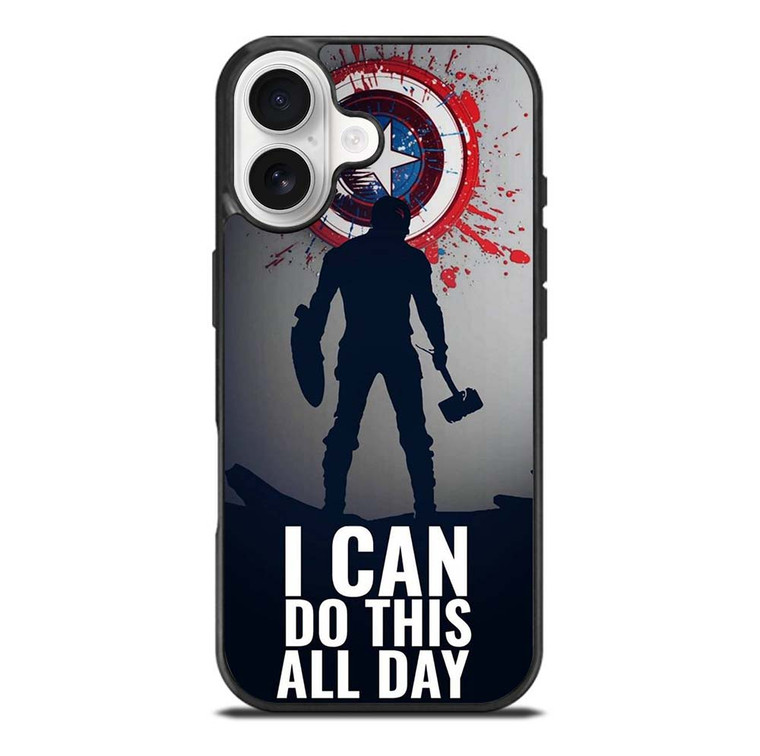 CAPTAIN AMERICA QUOTE iPhone 17 Case Cover