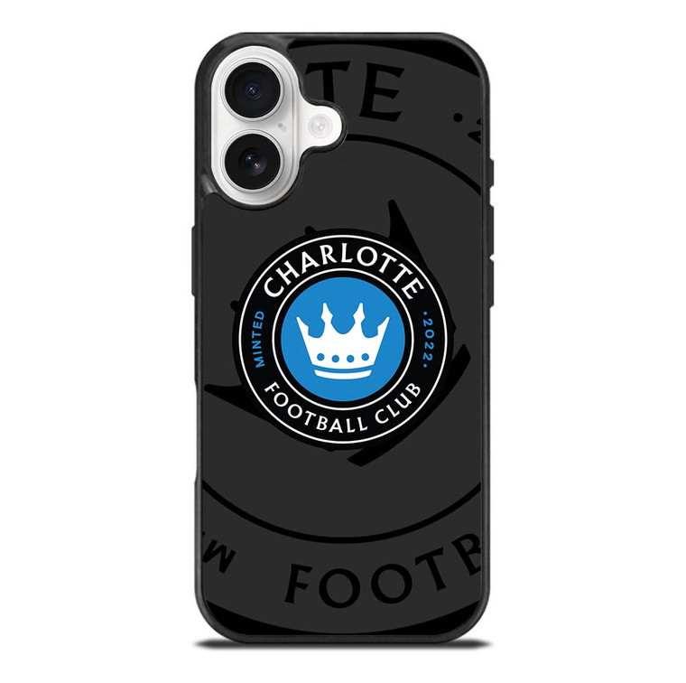 CHARLOTTE FC MLS BLACK iPhone 17 Case Cover
