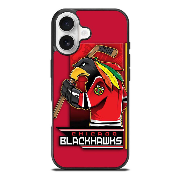 CHICAGO BLACKHAWKS HOCKEY TEAM LOGO MASCOT iPhone 17 Case Cover