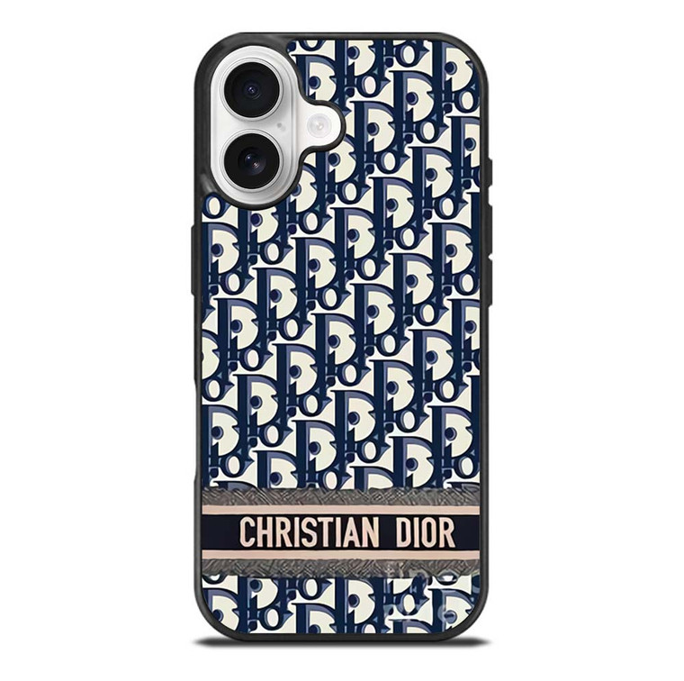 CHRISTIAN DIOR LOGO BLUE iPhone 17 Case Cover