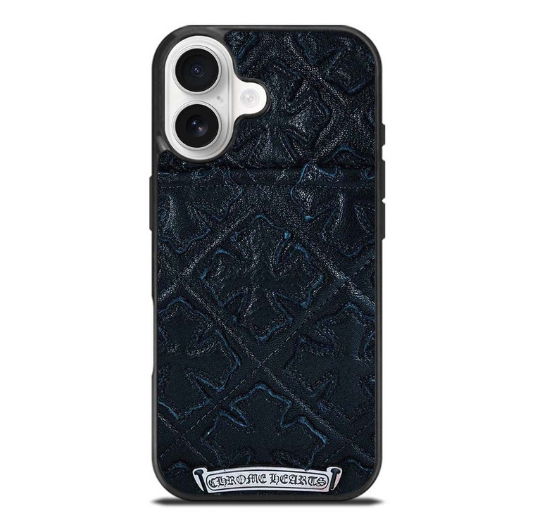 CHROME HEARTS LEATHER iPhone 17 Case Cover