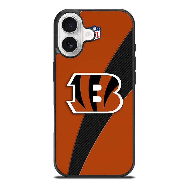 CINCINNATI BENGALS TIGER PATTERN iPhone 17 Case Cover