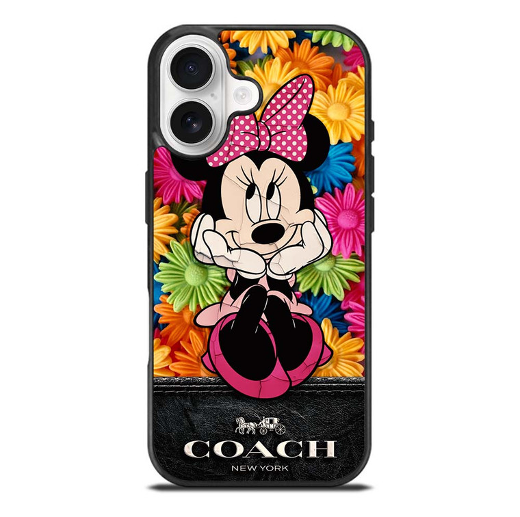 COACH MINNIE MOUSE FLOWER iPhone 17 Case Cover