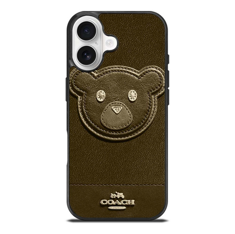 COACH NEW YORK BROWN BEAR iPhone 17 Case Cover