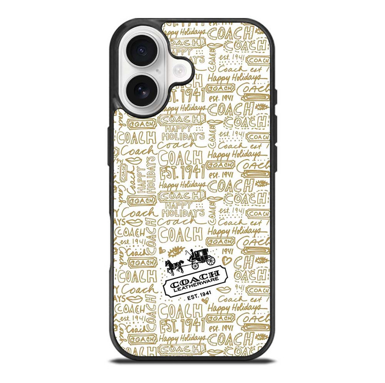 COACH NEW YORK COLLAGE iPhone 17 Case Cover